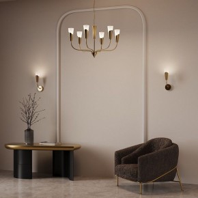 Подвесная люстра Eurosvet Rhyton 60167/6 латунь в Режи - rezh.ok-mebel.com | фото 6