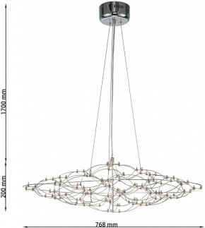Подвесная люстра Favourite Thinner 4305-8P в Режи - rezh.ok-mebel.com | фото 5