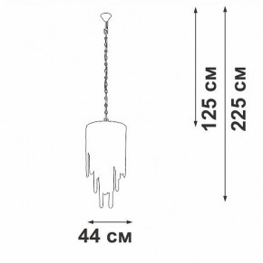 Подвесная люстра Vitaluce V5885 V5885-9/7 в Режи - rezh.ok-mebel.com | фото 3