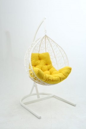 Подвесное кресло Бароло (белый/желтый) в Режи - rezh.ok-mebel.com | фото