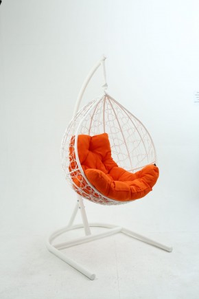 Подвесное кресло Бароло (белый/оранжевый) в Режи - rezh.ok-mebel.com | фото