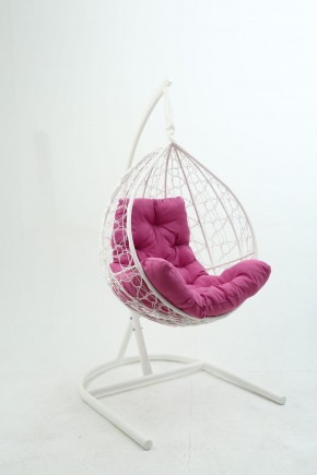 Подвесное кресло Бароло (белый/розовый) в Режи - rezh.ok-mebel.com | фото