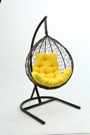 Подвесное кресло Бароло (коричневый/желтый) в Режи - rezh.ok-mebel.com | фото