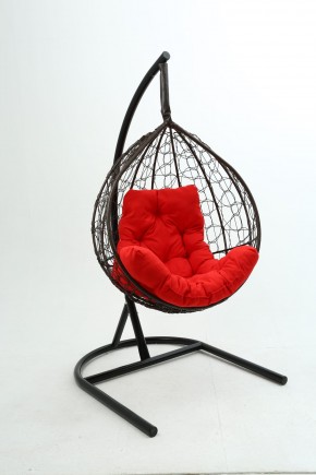 Подвесное кресло Бароло (коричневый/красный) в Режи - rezh.ok-mebel.com | фото