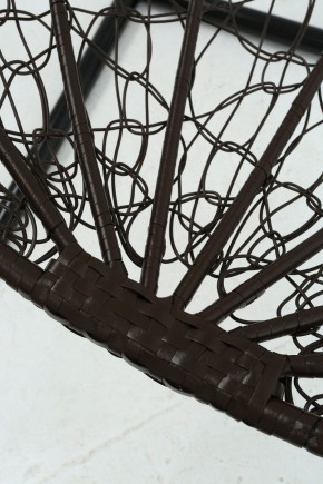 Подвесное кресло-кокон Бароло (коричневый/черный) в Режи - rezh.ok-mebel.com | фото 9