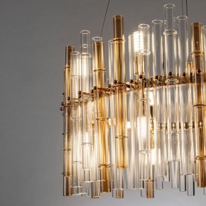 Подвесной светильник Arte Lamp Crystalla A4111LM-16GO в Режи - rezh.ok-mebel.com | фото 3