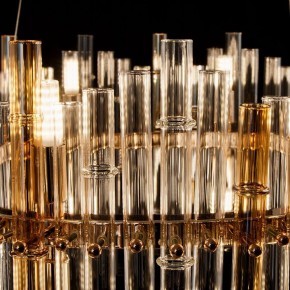 Подвесной светильник Arte Lamp Crystalla A4111LM-16GO в Режи - rezh.ok-mebel.com | фото 6