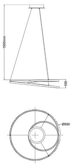 Подвесной светильник Arte Lamp Millo A3893SP-30BK в Режи - rezh.ok-mebel.com | фото 3