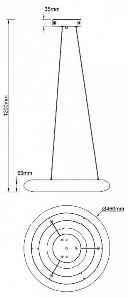 Подвесной светильник Escada Soft 10258/1LED в Режи - rezh.ok-mebel.com | фото 7