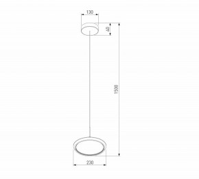 Подвесной светильник Eurosvet Crespella 90034/1 золото в Режи - rezh.ok-mebel.com | фото 6