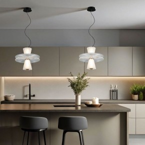 Подвесной светильник Eurosvet Titania 40028/1 LED белый в Режи - rezh.ok-mebel.com | фото 3