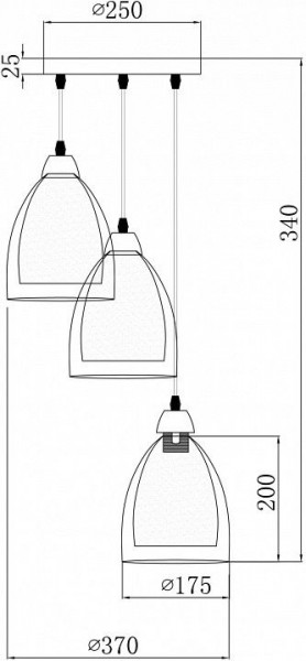 Подвесной светильник Freya Astery FR5375PL-03CH1 в Режи - rezh.ok-mebel.com | фото 2