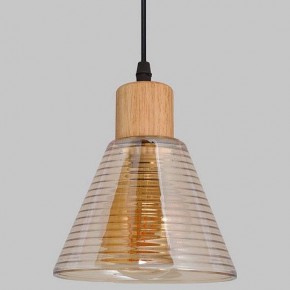 Подвесной светильник Imex MD.5870 MD.5870-1-P-WOOD+BK в Режи - rezh.ok-mebel.com | фото