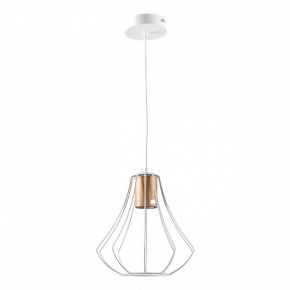 Подвесной светильник Imex MD.9052 MD.9052-1-P-WH+WOOD в Режи - rezh.ok-mebel.com | фото 2