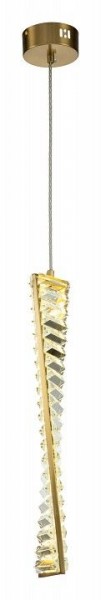 Подвесной светильник Indigo Frizzante 12015/1P Brass в Режи - rezh.ok-mebel.com | фото 3