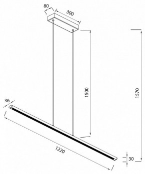 Подвесной светильник Mantra Lineal 8955 в Режи - rezh.ok-mebel.com | фото 4