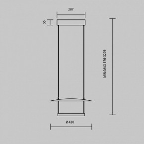 Подвесной светильник Maytoni Ambience MOD280PL-L23B3K1 в Режи - rezh.ok-mebel.com | фото 4