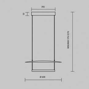 Подвесной светильник Maytoni Ambience MOD280PL-L30B3K1 в Режи - rezh.ok-mebel.com | фото 4