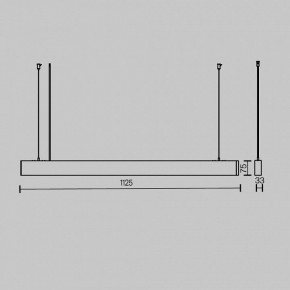 Подвесной светильник Maytoni BASIS P051PL-36W2.7-6K-W в Режи - rezh.ok-mebel.com | фото 7