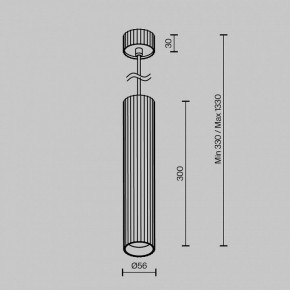Подвесной светильник Maytoni Calipso P106PL-01-GU10-BS в Режи - rezh.ok-mebel.com | фото 8