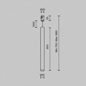 Подвесной светильник Maytoni Focus Led TR156-1-5W3K-BS в Режи - rezh.ok-mebel.com | фото 4