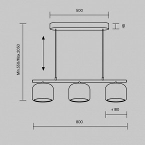 Подвесной светильник Maytoni Spirito MOD286PL-L12W3K в Режи - rezh.ok-mebel.com | фото 4