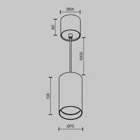 Подвесной светильник Maytoni Vol P100PL-20W4K-BS в Режи - rezh.ok-mebel.com | фото 7