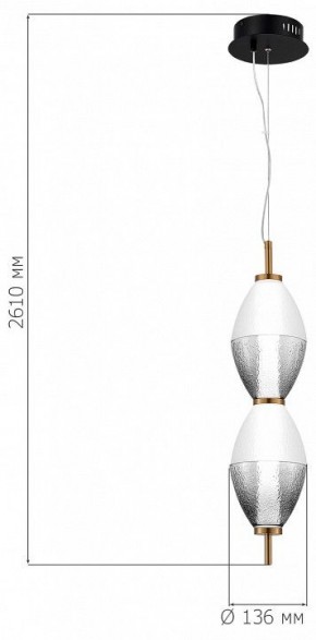 Подвесной светильник ST-Luce Ice SL6130.403.15 в Режи - rezh.ok-mebel.com | фото 4