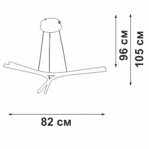 Подвесной светильник Vitaluce V2708 V2708-9/3S в Режи - rezh.ok-mebel.com | фото 3