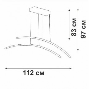 Подвесной светильник Vitaluce V2709 V2709-8/2S в Режи - rezh.ok-mebel.com | фото 3