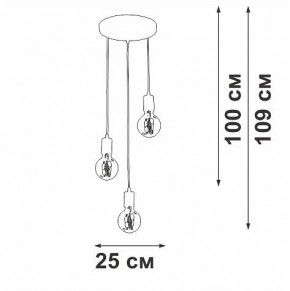 Подвесной светильник Vitaluce V2849 V2849-1/3S в Режи - rezh.ok-mebel.com | фото 4