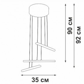 Подвесной светильник Vitaluce V3046 V3046-0/3S в Режи - rezh.ok-mebel.com | фото 5