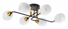 Потолочная люстра Arte Lamp Andrea A8141PL-6BK в Режи - rezh.ok-mebel.com | фото