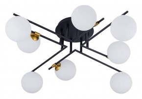 Потолочная люстра Arte Lamp Gemini A2243PL-8BK в Режи - rezh.ok-mebel.com | фото