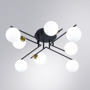 Потолочная люстра Arte Lamp Gemini A2243PL-8BK в Режи - rezh.ok-mebel.com | фото 2