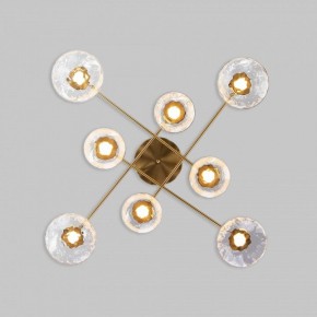 Потолочная люстра Eurosvet Ripple 50389 LED латунь в Режи - rezh.ok-mebel.com | фото 3