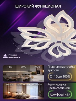 Потолочная люстра Natali Kovaltseva FORTUNA LED LAMPS 81107/6C в Режи - rezh.ok-mebel.com | фото 6