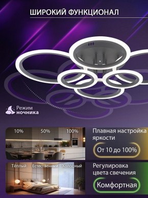 Потолочная люстра Natali Kovaltseva HOME LED LAMPS 81440 в Режи - rezh.ok-mebel.com | фото 6