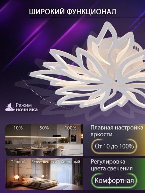 Потолочная люстра Natali Kovaltseva RIF LED LAMPS 81118/6C в Режи - rezh.ok-mebel.com | фото 6