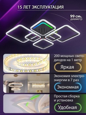 Потолочная люстра Natali Kovaltseva SPEKTR LED LAMPS 81442 в Режи - rezh.ok-mebel.com | фото 5
