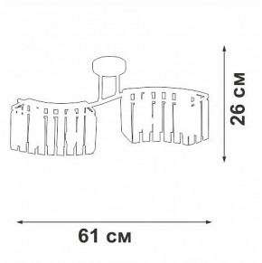 Потолочная люстра Vitaluce V5884 V5884-0/4PL в Режи - rezh.ok-mebel.com | фото 4