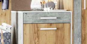 Прихожая Кензо (крафт/бетон) вешалка+шкаф в Режи - rezh.ok-mebel.com | фото 5