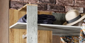 Прихожая Кензо (крафт/бетон) вешалка+шкаф в Режи - rezh.ok-mebel.com | фото 6