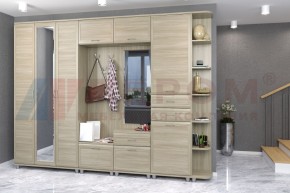 Прихожая Мелисса композиция 5 (Ясень Асахи) в Режи - rezh.ok-mebel.com | фото