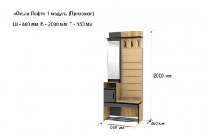 ОЛЬГА-ЛОФТ 1 Прихожая в Режи - rezh.ok-mebel.com | фото 4