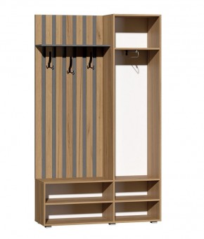 Прихожая Юджи (Дуб Крафт Золотой/Графит) в Режи - rezh.ok-mebel.com | фото 3