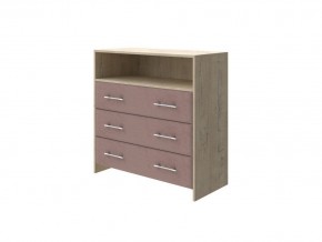 PROxSON Комод Varna (ЛДСП Бунратти+ткань Бунратти/Ultra Горячий шоколад) 90x40 в Режи - rezh.ok-mebel.com | фото
