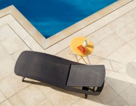 Шезлонг Пацифик (Pacific) капучино в Режи - rezh.ok-mebel.com | фото 3