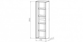 ЛИНДА-1 Шкаф 1-о дверный для белья (ЛНД.01) в Режи - rezh.ok-mebel.com | фото 2