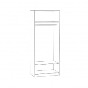 Шкаф 13.42 Альфа (Солнечный Свет 0134 BS, Белый премиум) в Режи - rezh.ok-mebel.com | фото 2